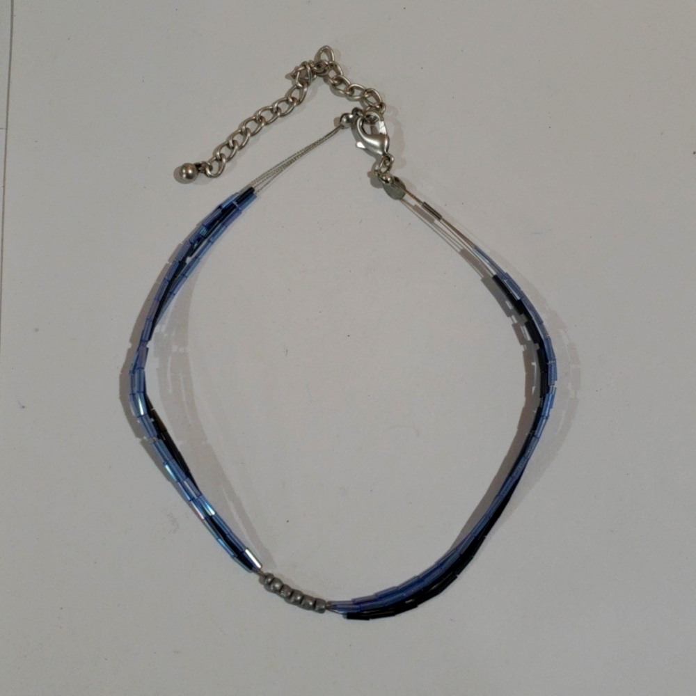 Chico's Silver Multi Strand Multicolor Beads Necklace - Women's Fashion Jewelry - Picture 4 of 11